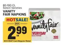 Food Lion Vanity Fair Napkins offer