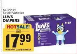 Food Lion Luvs diapers offer
