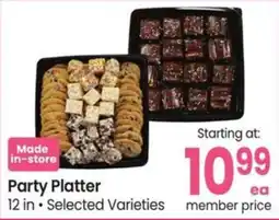 Safeway Party Platter offer