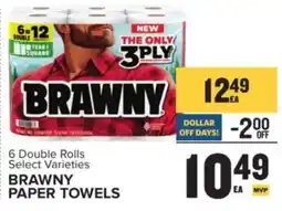 Food Lion Brawny paper towels offer