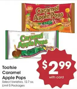 Fred Meyer Tootsie Caramel Apple Pops offer