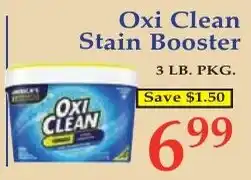 DeMoulas Market Basket Oxi Clean Stain Booster offer