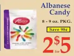 DeMoulas Market Basket Albanese Candy offer