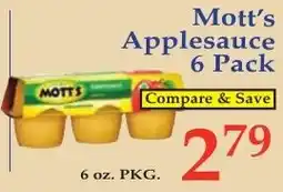 DeMoulas Market Basket Mott's Applesauce offer