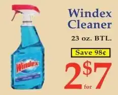 DeMoulas Market Basket Windex cleaner offer