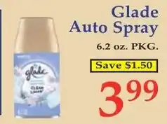 DeMoulas Market Basket Glade Auto Spray offer