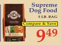 DeMoulas Market Basket Supreme dog food offer