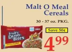 DeMoulas Market Basket Malt O Meal Cereals offer