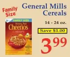 DeMoulas Market Basket General Mills Cheerios offer