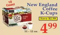 DeMoulas Market Basket New England Coffee K-Cups offer