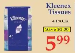 DeMoulas Market Basket Kleenex tissues offer