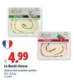 Lidl Le Roule cheese offer
