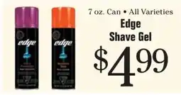 Morton Williams Edge Shave Gel offer