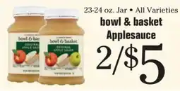 Morton Williams bowl & basket applesauce offer