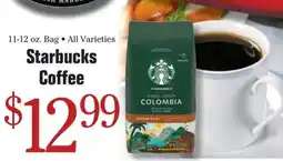 Morton Williams Starbucks Coffee offer