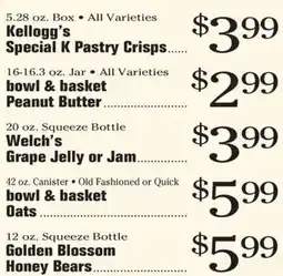 Morton Williams Kellogg's Special K Pastry Crisps offer