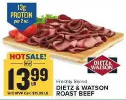 Food Lion Dietz & Watson Roast Beef offer