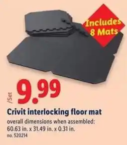 Lidl Crivit interlocking floor mat offer