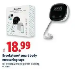 Lidl Brookstone smart body measuring tape offer