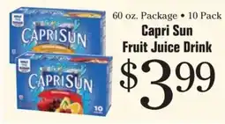 Morton Williams Capri Sun Fruit Juice Drink offer