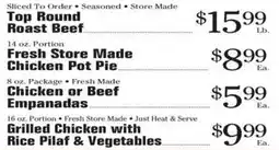Morton Williams Sliced To Order Seasoned Store Made Roast Beef offer