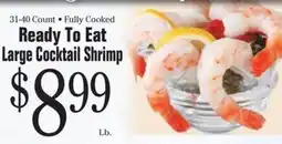 Morton Williams Ready To Eat Large Cocktail Shrimp offer