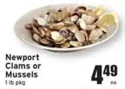 Ray's Food Newport Clams or Mussels offer