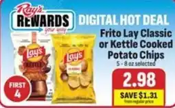 Ray's Food Lay's Frito Lay Classic or Kettle Cooked Potato Chips offer