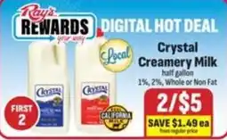 Ray's Food Crystal Creamery Milk offer