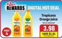 Ray's Food Tropicana Orange Juice offer