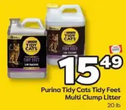 Weis Markets Purina Tidy Cats Tidy Feet Multi Clump Litter offer