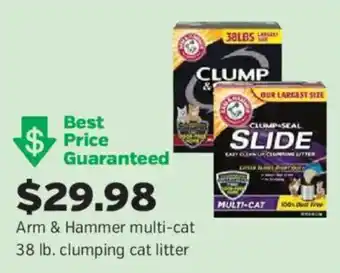 Arm & Hammer multi-cat clumping cat litter