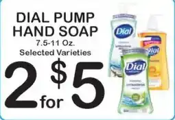 Foodland Dial pump hand soap offer