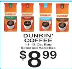 Foodland Dunkin' coffee offer