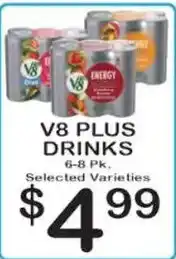 Foodland V8 Plus Drinks offer