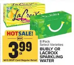 Food Lion Bubly or LaCroix sparkling water offer