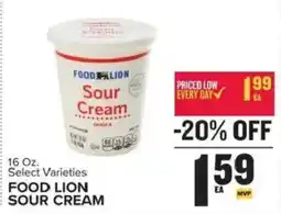 Food Lion Food Lion sour cream offer