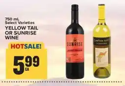 Food Lion Yellow Tail or Sunrise Wine offer