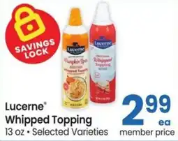Safeway Lucerne Whipped Topping offer