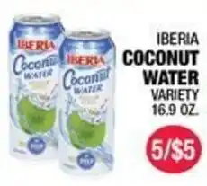 Carnicerias Jimenez Iberia coconut water offer