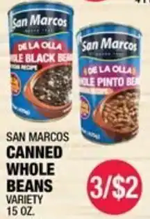 Carnicerias Jimenez San Marcos canned whole beans variety offer
