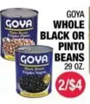 Carnicerias Jimenez Goya whole black or pinto beans offer