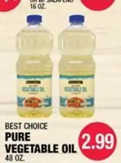 Carnicerias Jimenez Best Choice pure vegetable oil offer