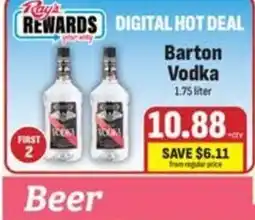 Ray's Food Barton Vodka offer