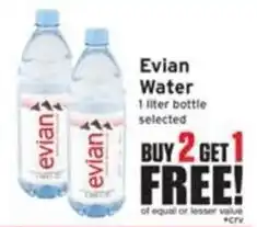 Ray's Food Evian Water offer