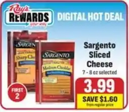 Ray's Food Sargento Sliced Cheese offer