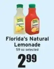 Ray's Food Florida's Natural Lemonade offer