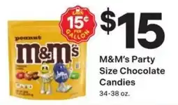 Coborn's M&M's Party Size Chocolate Candies offer