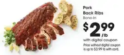 Fred Meyer Pork Back Ribs Bone-In offer