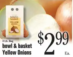 Morton Williams Bowl & Basket Yellow Onions offer